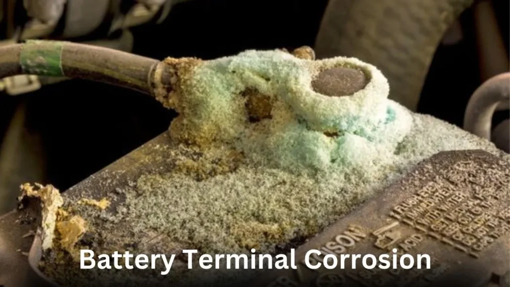 What causes battery terminal corrosion